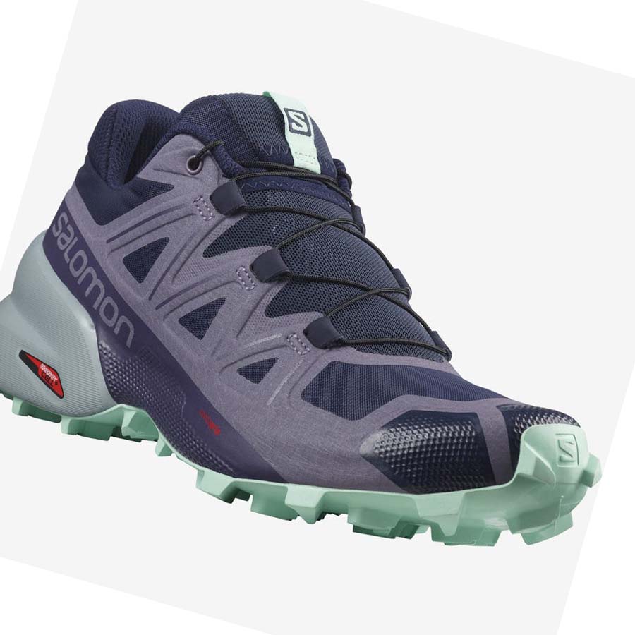 Salomon SPEEDCROSS 5 Kadın Patika Koşu Ayakkabısı Mor | TR 2741JPQ